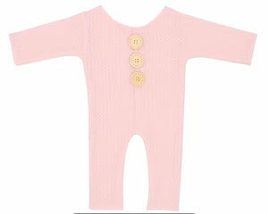 Button new born Romper