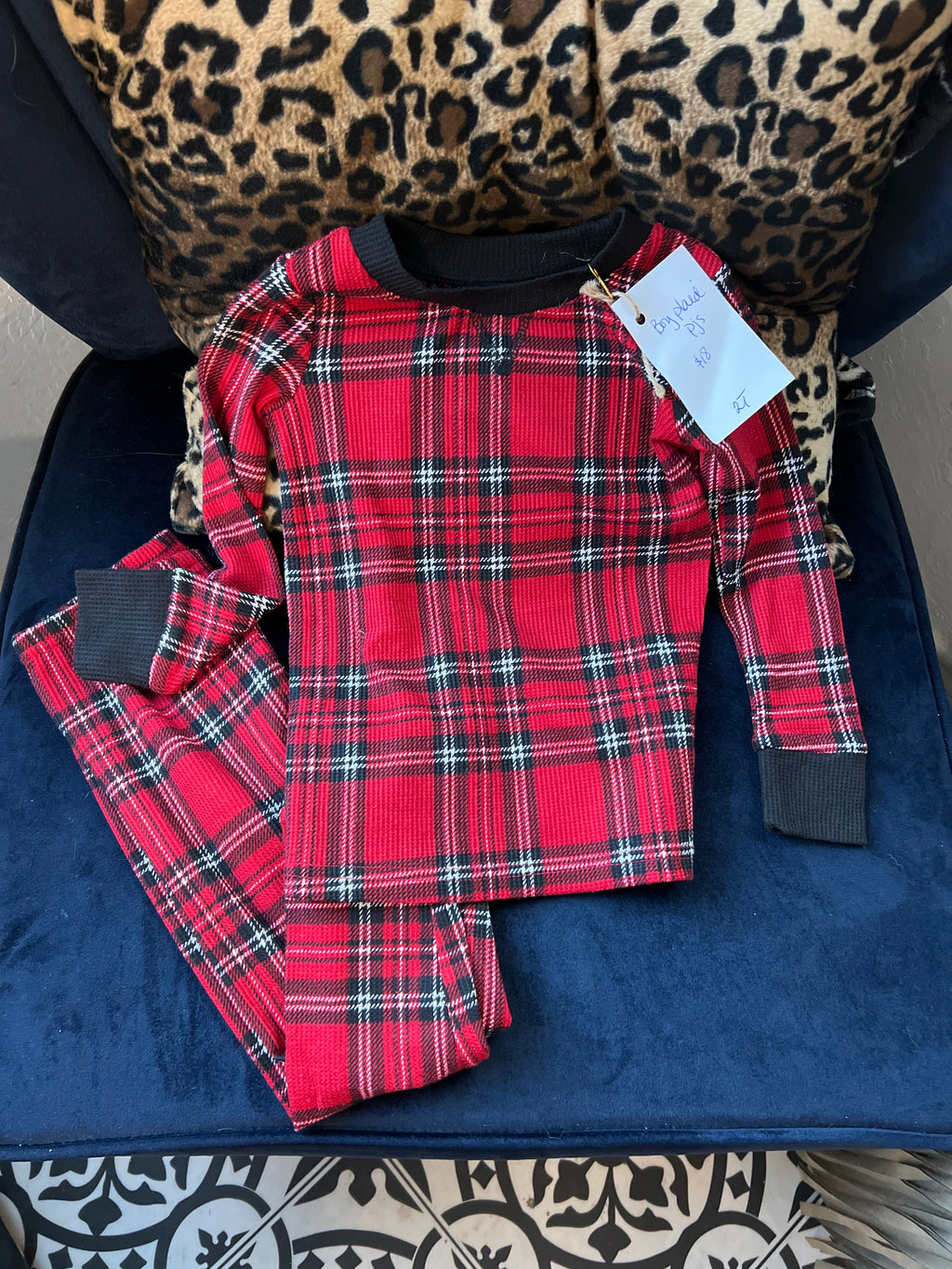 Boys Plaid Pjs