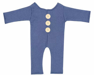Button new born Romper