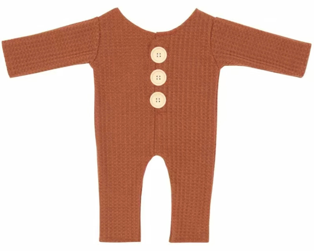 Button new born Romper