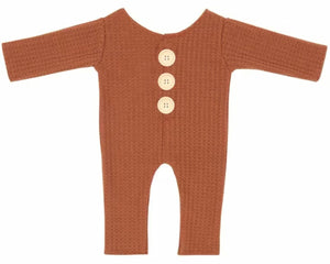 Button new born Romper