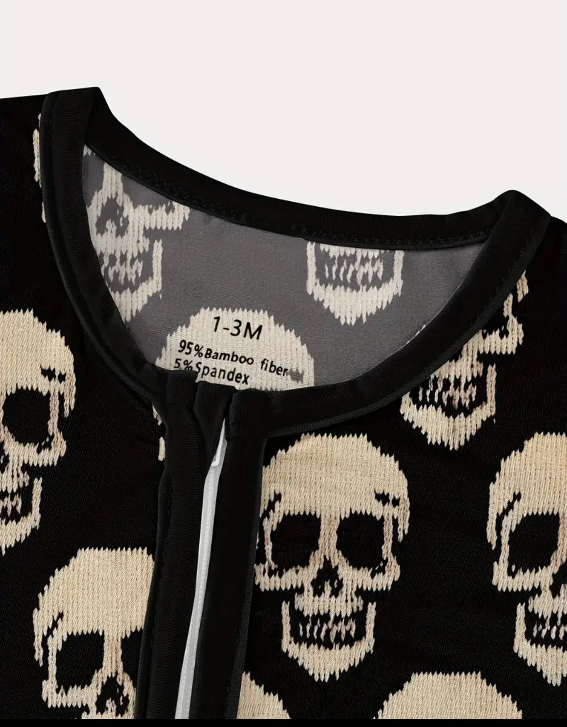 Skulloween Romper