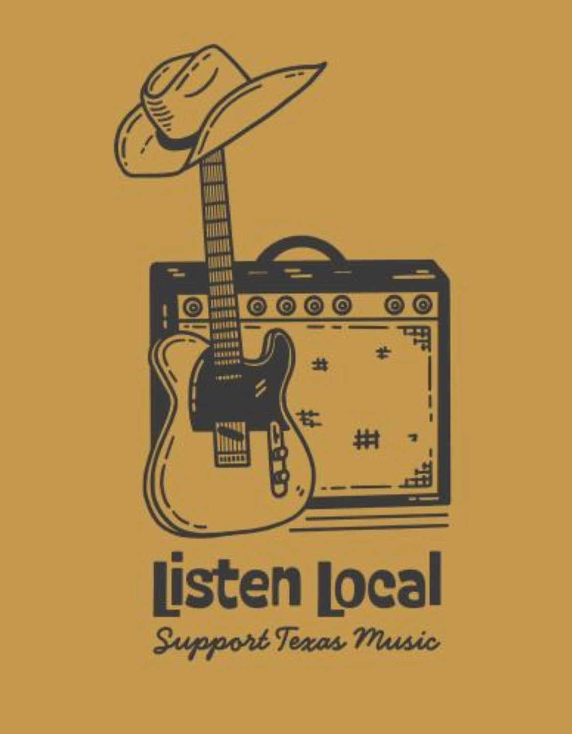 Listen Local Tee