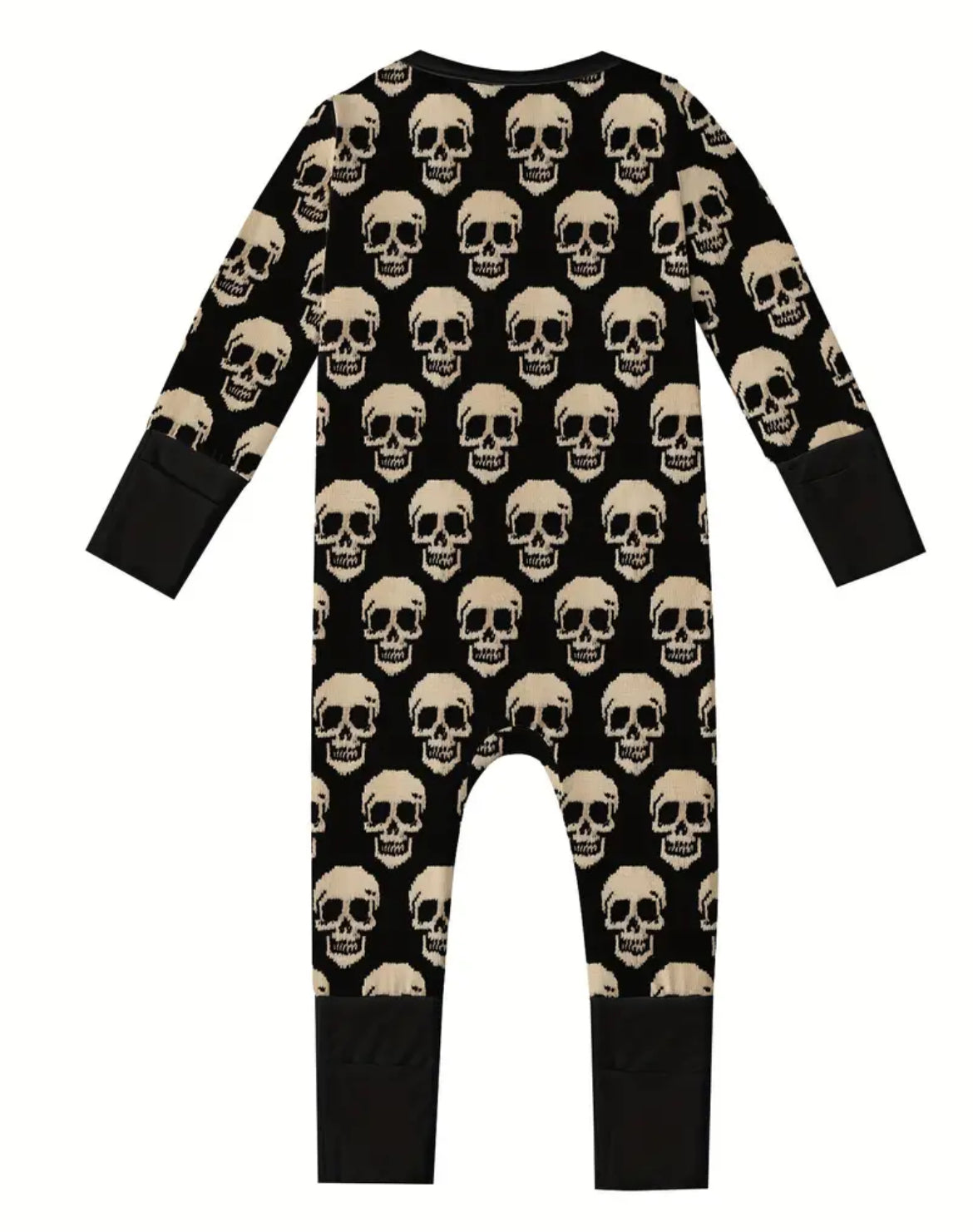 Skulloween Romper