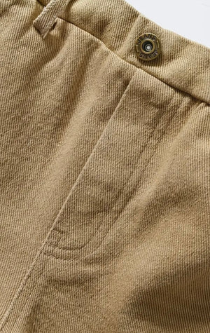Khaki Denim Shorts