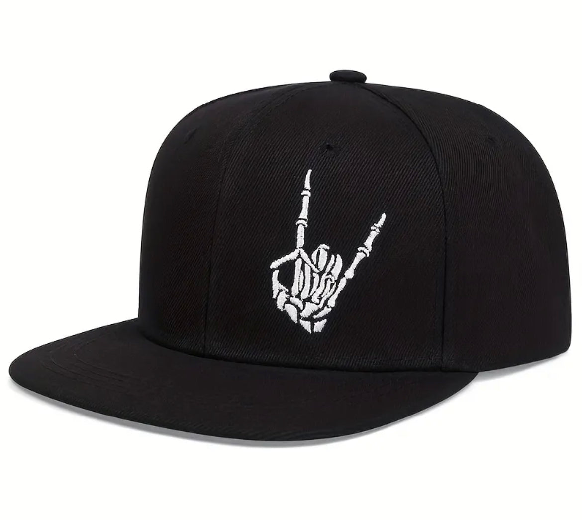 Skull Hand Rock Hat