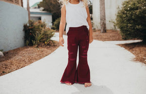 Wine Denim Bells