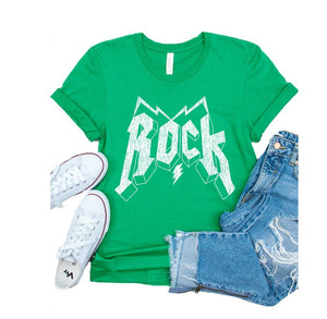 Green Retro Rock Tee