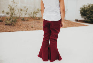 Wine Denim Bells