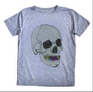 Skull rainbow t shirt
